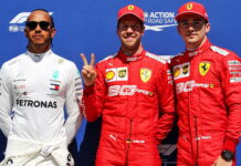 Канада-2019: Поул у Феттеля Lewis Hamilton, Sebastian Vettel, Charles Leclerc