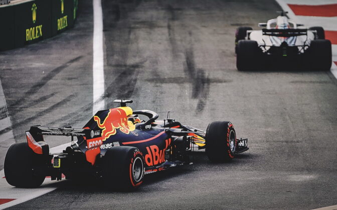 Daniel Ricciardo (AUS) Red Bull Racing. 29.04.2018. Formula 1 World Championship, Rd 4, Azerbaijan Grand Prix, Baku Street Circuit, Azerbaijan, Race Day. - www.automotorsport.az, EMail: info@automotorsport.az - copy of publication required for printed pictures. Every used picture is fee-liable. © Copyright: automotorsport.az