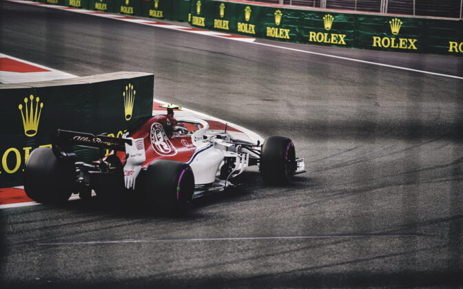 Charles Leclerc (MON) Sauber F1 Team. 29.04.2018. Formula 1 World Championship, Rd 4, Azerbaijan Grand Prix, Baku Street Circuit, Azerbaijan, Race Day. - www.automotorsport.az, EMail: info@automotorsport.az - copy of publication required for printed pictures. Every used picture is fee-liable. © Copyright: automotorsport.az