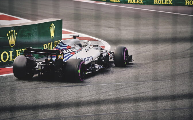 Lance Stroll (CAN) Williams Martini Racing. 29.04.2018. Formula 1 World Championship, Rd 4, Azerbaijan Grand Prix, Baku Street Circuit, Azerbaijan, Race Day. - www.automotorsport.az, EMail: info@automotorsport.az - copy of publication required for printed pictures. Every used picture is fee-liable. © Copyright: automotorsport.az