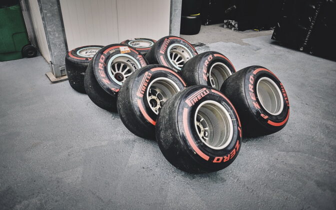 Pirelli Tyres. 29.04.2018. Formula 1 World Championship, Rd 4, Azerbaijan Grand Prix, Baku Street Circuit, Azerbaijan, Race Day. - www.automotorsport.az, EMail: info@automotorsport.az - copy of publication required for printed pictures. Every used picture is fee-liable. © Copyright: automotorsport.az