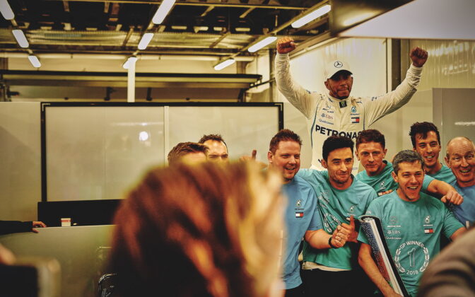 1st place for Lewis Hamilton (GBR) Mercedes AMG Petronas Motorsport. 29.04.2018. Formula 1 World Championship, Rd 4, Azerbaijan Grand Prix, Baku Street Circuit, Azerbaijan, Race Day. - www.automotorsport.az, EMail: info@automotorsport.az - copy of publication required for printed pictures. Every used picture is fee-liable. © Copyright: automotorsport.az