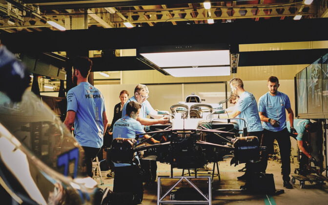Race day. 29.04.2018. Formula 1 World Championship, Rd 4, Azerbaijan Grand Prix, Baku Street Circuit, Azerbaijan, Race Day. - www.automotorsport.az, EMail: info@automotorsport.az - copy of publication required for printed pictures. Every used picture is fee-liable. © Copyright: automotorsport.az