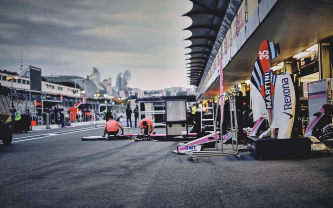 Race day. 29.04.2018. Formula 1 World Championship, Rd 4, Azerbaijan Grand Prix, Baku Street Circuit, Azerbaijan, Race Day. - www.automotorsport.az, EMail: info@automotorsport.az - copy of publication required for printed pictures. Every used picture is fee-liable. © Copyright: automotorsport.az