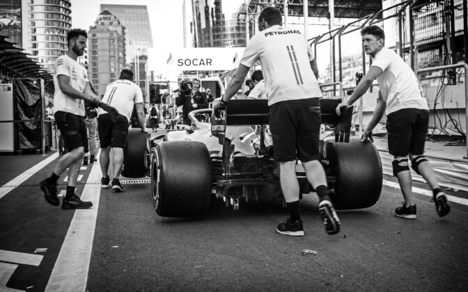 Race day. 28.04.2019. Formula 1 World Championship, Rd 4, Azerbaijan Grand Prix, Baku Street Circuit, Azerbaijan, Race Day. - www.automotorsport.az, EMail: info@automotorsport.az - copy of publication required for printed pictures. Every used picture is fee-liable. © Copyright: automotorsport.az