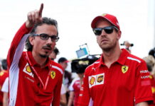 Мекис: «У Ferrari есть доказательства невиновности Феттеля» Laurent Mekies, Sebastian Vettel
