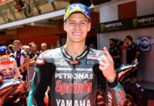 Куартараро выиграл поул в Испании, опередив Маркеса на 0.015 секунды Fabio Quartararo