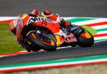 Маркес показал лучшее время в первой тренировке Marc Marquez