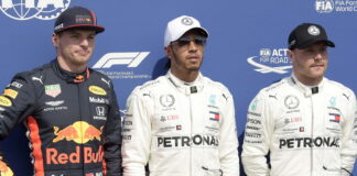 Max Verstappen, Lewis Hamilton, Valtteri Bottas