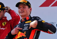 Макс Ферстаппен: «Я рад за команду и Honda!» Max Verstappen, Charles Leclerc
