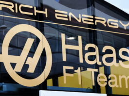 Haas F1 Team logo with Rich Energy branding