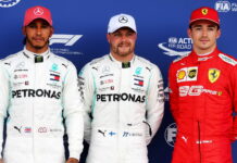 Великобритания-2019: Десятый поул в карьере Боттаса Lewis Hamilton, Valtteri Bottas, Charles Leclerc