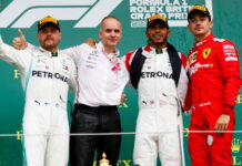 Великобритания-2019: 80-я победа Хэмилтона! Valtteri Bottas, Lewis Hamilton, Charles Leclerc