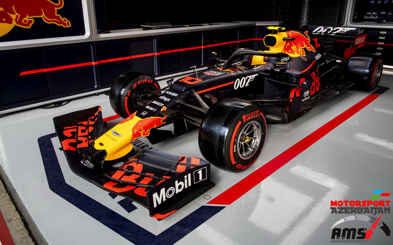 Red Bull Racing RB15 James Bond-inspired livery