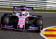 Пересу поставили мотор прошлой спецификации Sergio Perez