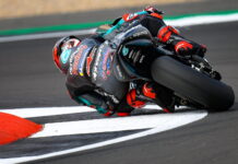 Куартараро стал быстрейшим в первой тренировке на Сильверстоуне Fabio Quartararo