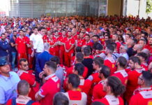 В Маранелло отпраздновали победы Леклера Mattia Binotto, Charles Leclerc