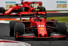Италия-2019: Вторые свободные заезды Charles Leclerc