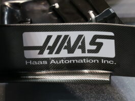 Haas front wing end plate