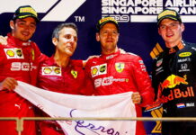 Сингапур-2019: Первая победа Феттеля в сезоне Charles Leclerc, Sebastian Vettel, Max Verstappen