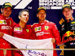 Charles Leclerc, Sebastian Vettel, Max Verstappen