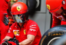 Маттиа Бинотто: «Наши пит-стопы недостаточно хороши» Ferrari practices a pit stop
