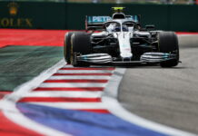 На машинах Mercedes появились новые амортизаторы Valtteri Bottas