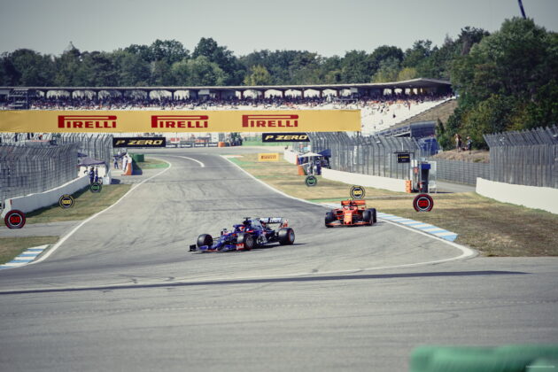 Daniil Kvyat, Toro Rosso, Charles Leclerc, Ferrari - 26.07.2019. Formula 1 World Championship, Rd 11, German Grand Prix, Hockenheim, Germany, Practice Day. - www.automotorsport.az, EMail: info@automotorsport.az - copy of publication required for printed pictures. Every used picture is fee-liable. © Copyright: automotorsport.az