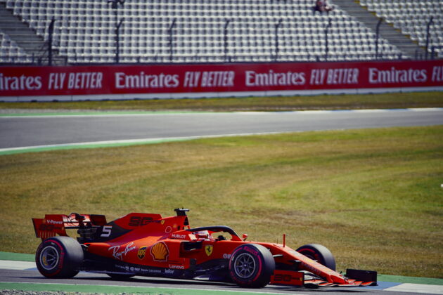 Sebastian Vettel, Ferrari - 26.07.2019. Formula 1 World Championship, Rd 11, German Grand Prix, Hockenheim, Germany, Practice Day. - www.automotorsport.az, EMail: info@automotorsport.az - copy of publication required for printed pictures. Every used picture is fee-liable. © Copyright: automotorsport.az