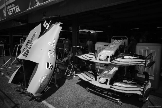 Ferrari nose - 26.07.2019. Formula 1 World Championship, Rd 11, German Grand Prix, Hockenheim, Germany, Practice Day. - www.automotorsport.az, EMail: info@automotorsport.az - copy of publication required for printed pictures. Every used picture is fee-liable. © Copyright: automotorsport.az