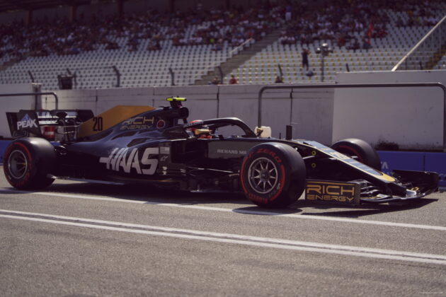 Kevin Magnussen, Haas - 26.07.2019. Formula 1 World Championship, Rd 11, German Grand Prix, Hockenheim, Germany, Practice Day. - www.automotorsport.az, EMail: info@automotorsport.az - copy of publication required for printed pictures. Every used picture is fee-liable. © Copyright: automotorsport.az