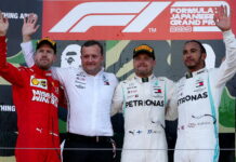 Япония-2019: Боттас выиграл гонку, Mercedes выиграла Кубок Конструкторов Sebastian Vettel, Valtteri Bottas, Lewis Hamilton