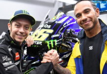 Росси: Интересно, как всё сложится у Льюиса в Ferrari Valentino Rossi, Lewis Hamilton