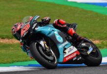 Падение не помешало Куартараро завоевать поул в Таиланде Fabio Quartararo