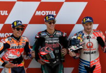 Куартараро опередил Маркеса в финальной квалификации сезона Marc Marquez, Fabio Quartararo, Jack Miller