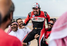 Алонсо впервые в карьере поднялся на подиум внедорожной гонки Fernando Alonso