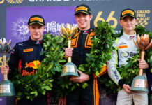 Ричард Ферсхор выиграл Гран При Макао Juri Vips, Richard Verschoor, Logan Sargeant