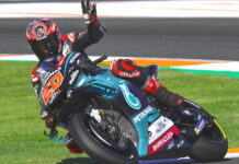 Оба Маркеса упали на тестах MotoGP в Валенсии Fabio Quartararo
