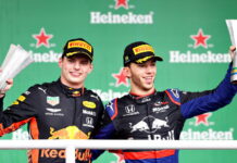 Пьер Гасли: «Я знал, насколько быстр Макс» Pierre Gasly, Max Verstappen
