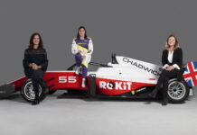 ROKiT станет титульным спонсором W Series W Series, Jonathan Kendrick, Jamie Chadwick, Catherine Bond Muir
