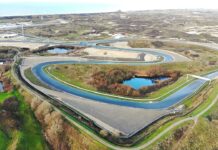 Трасса в Зандфорте с высоты птичьего полёта