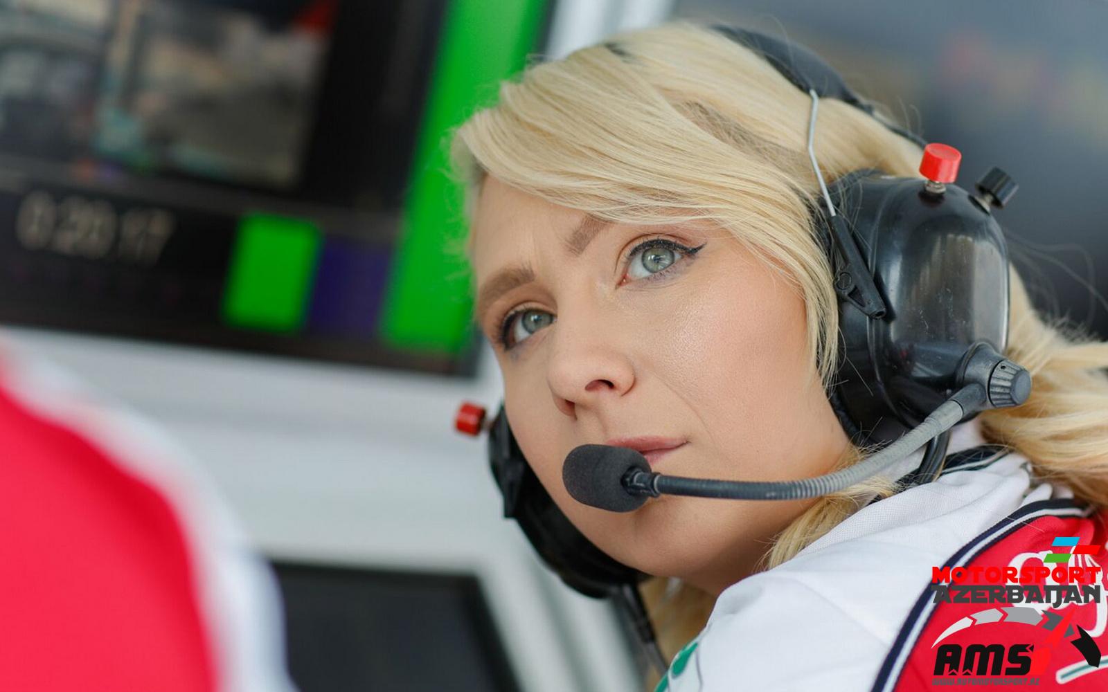 Ruth Buscombe, trackside strategist at Alfa Romeo