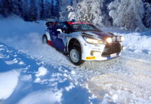 Валттери Боттас финишировал 9-м в лапландском ралли Valtteri Bottas, Arctic Lapland Rally
