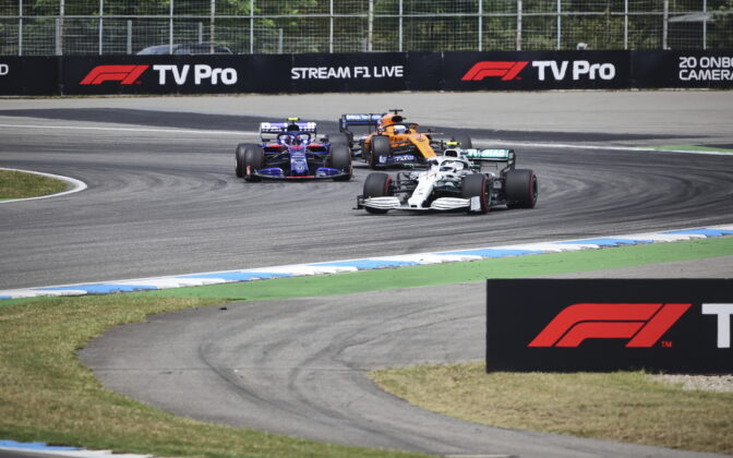 Valtteri Bottas, Mercedes, Alexander Albon, Toro Rosso, Carlos Sainz, McLaren - 27.07.2019. Formula 1 World Championship, Rd 11, German Grand Prix, Hockenheim, Germany, Qualifying Day. - www.automotorsport.az, EMail: info@automotorsport.az - copy of publication required for printed pictures. Every used picture is fee-liable. © Copyright: automotorsport.az