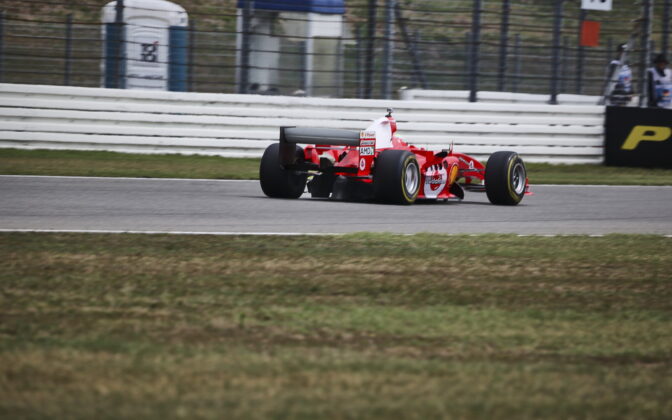 Mick Schumacher in Michael Schumachers F2004 Ferrari - 27.07.2019. Formula 1 World Championship, Rd 11, German Grand Prix, Hockenheim, Germany, Qualifying Day. - www.automotorsport.az, EMail: info@automotorsport.az - copy of publication required for printed pictures. Every used picture is fee-liable. © Copyright: automotorsport.az