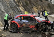 Тянак попал в серьезную аварию в Монте-Карло Ott Tanak