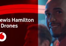 Льюис Хэмилтон снялся в рекламе Vodafone 5G