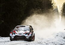Эванс возглавил Ралли Швеция, Тянак второй Elfyn Evans