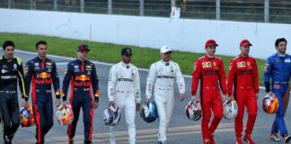 F1 Drivers group photograph