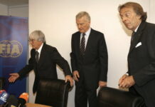 В Королевском автоклубе чествовали Берни Экклстоуна Bernie Ecclestone, Max Mosley, Luca di Montezemolo